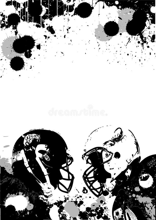 American football poster background vector illustration American football poster background vector illustration