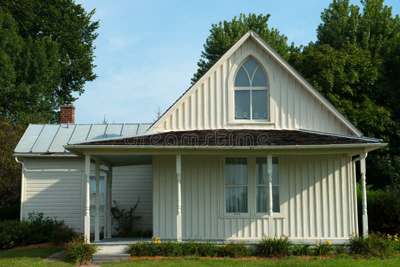 La casa utilizzata nel famoso dipinto di American Gothic.