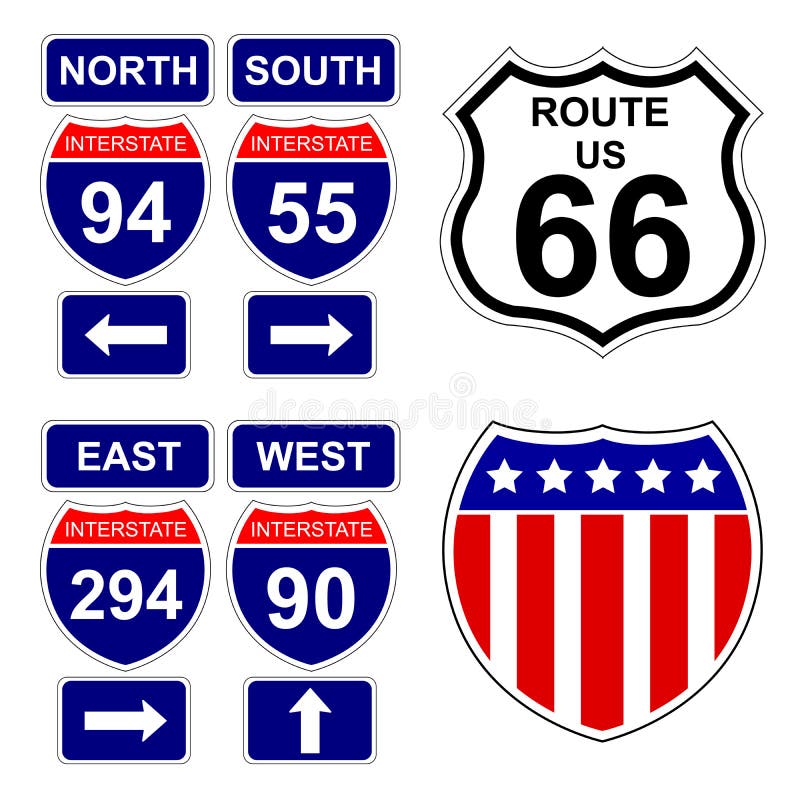 American Interstate signs