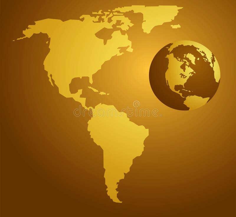 American Map royalty free stock photos