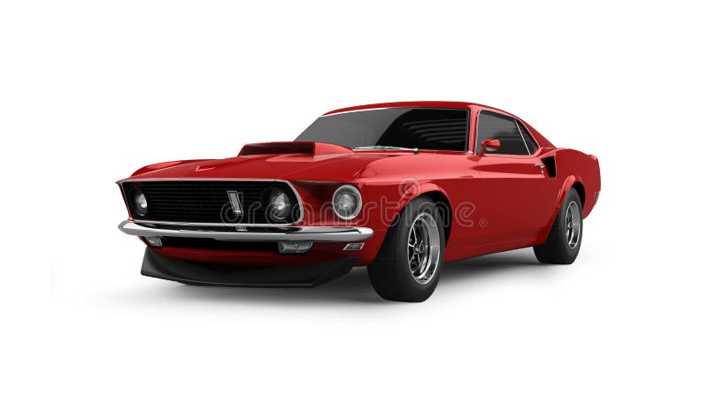 American Muscle Car stock illustration American Muscle Car stock illustration