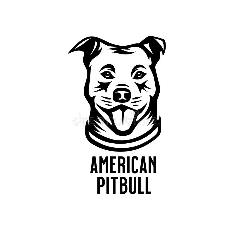 American Bully Logo Stock Vector Illustration Of American