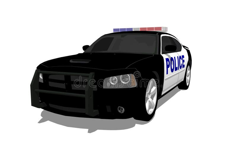 3d realistic vector set of two police car top lights in red and