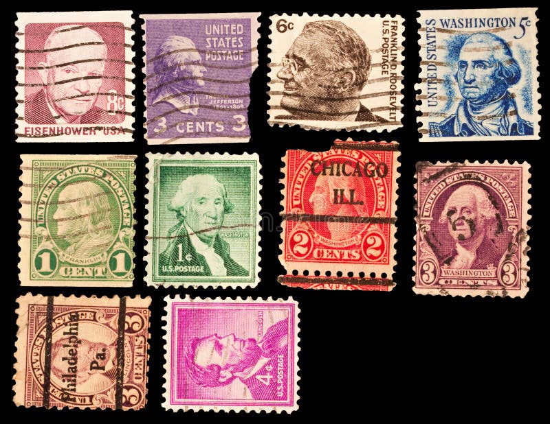 American presidents royalty free stock photos