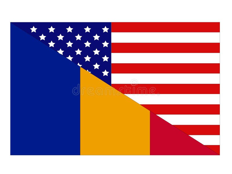 Romanian Flag Romania is a Country Europe Stock Vector Illustration