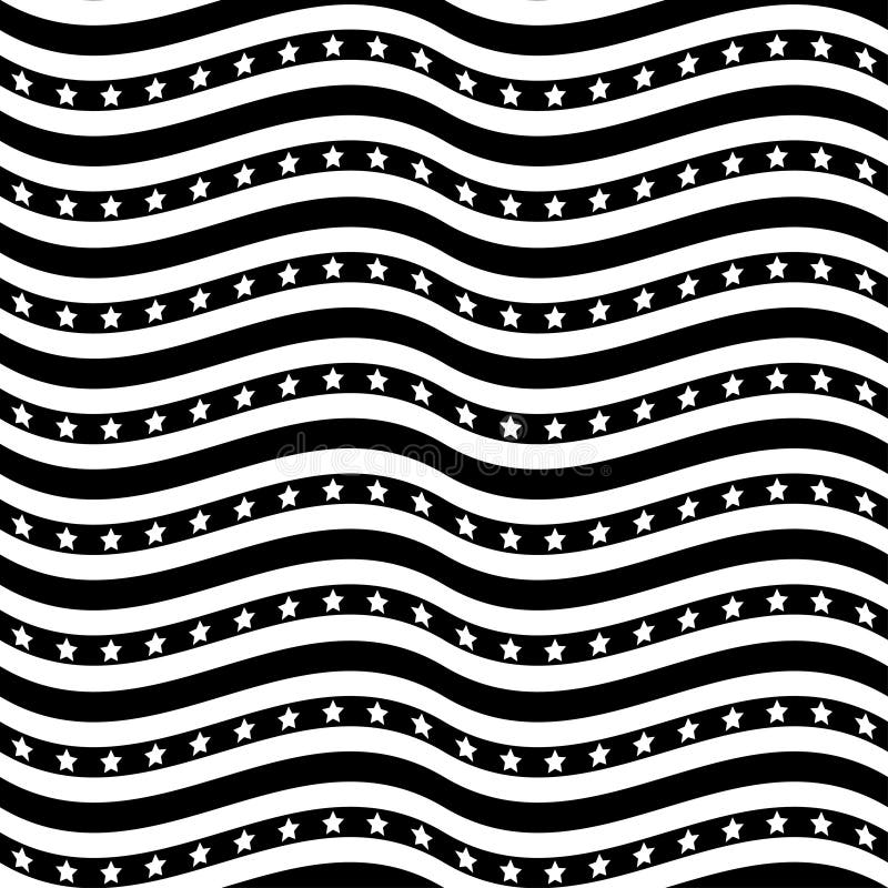 American Stars and Stripes Pattern Stock Vector Illustration of stripes, fourth 72214415