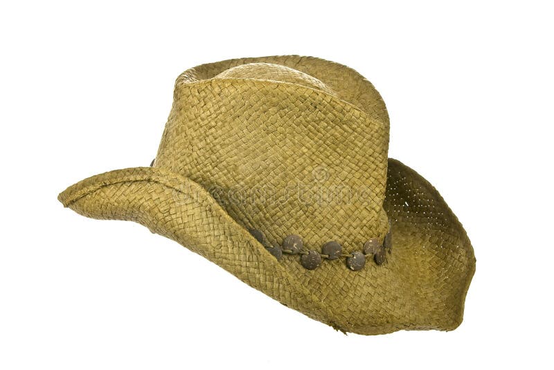 American Straw Cowboy Hat Right Side Stock Photo Image of cattle