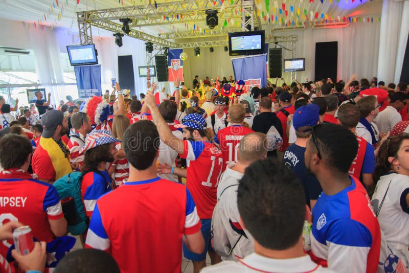 Arena Da AmazÃ´nia is Filled To Capacity for the US Vs Portugal