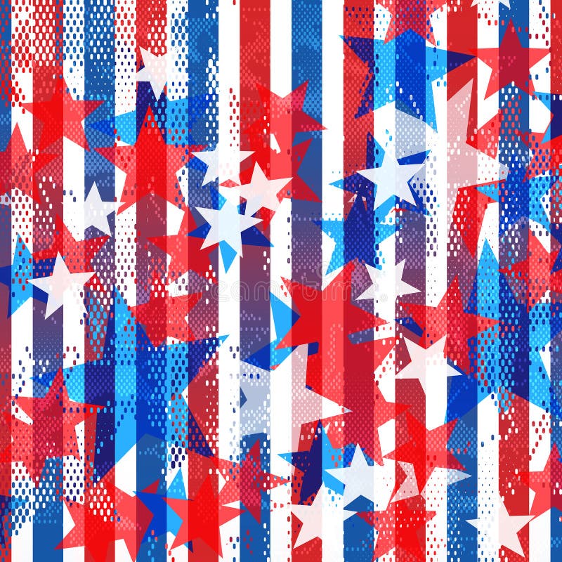 Americana pattern royalty free illustration Americana pattern royalty free illustration