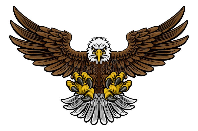 Americano calvo Eagle Mascot