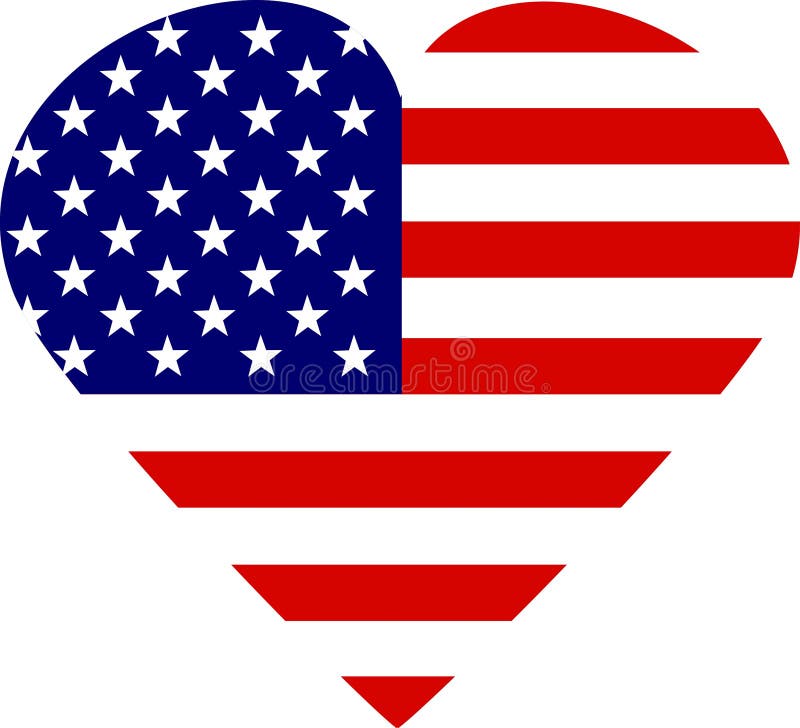 Download Amerika som jag älskar vektor illustrationer. Illustration av stjärnor - 31591
