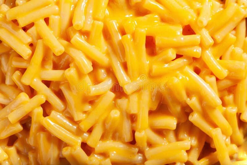 Amerikaanse kreamy macaroni en kaasdeegwaren royalty-vrije stock foto