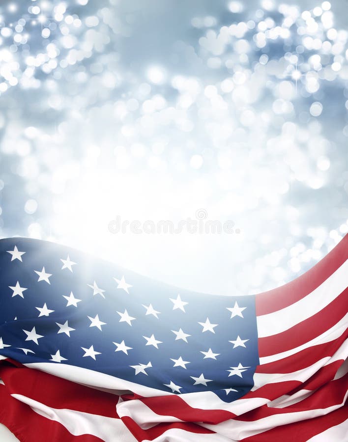 Amerikaanse Vlag stock afbeelding Amerikaanse Vlag stock afbeelding