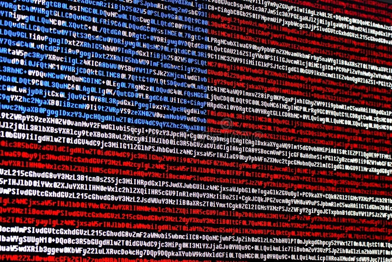 Amerikaanse vlag die uit computercode bestaan royalty-vrije stock foto Amerikaanse vlag die uit computercode bestaan royalty-vrije stock foto