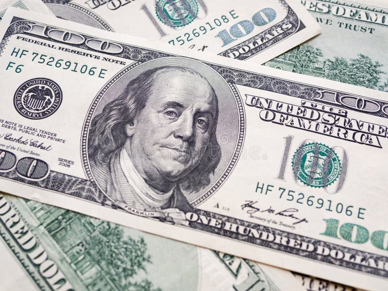 Amerikanische Dollarbanknote der Nahaufnahme Hundert Dollarbanknote lizenzfreie stockfotografie Amerikanische Dollarbanknote der Nahaufnahme Hundert Dollarbanknote lizenzfreie stockfotografie