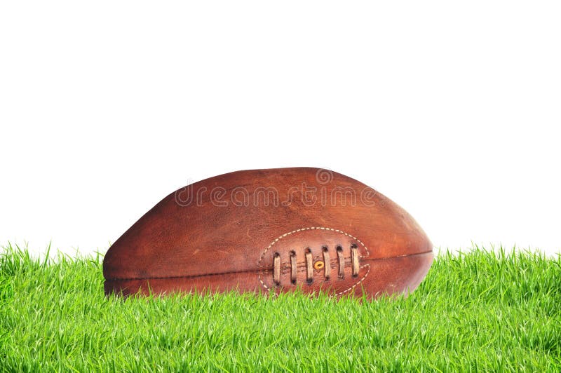 Amerikanischer Highschool des Colleges gestreifter Juniorfußball an lokalisiert lizenzfreies stockfoto Amerikanischer Highschool des Colleges gestreifter Juniorfußball an lokalisiert lizenzfreies stockfoto