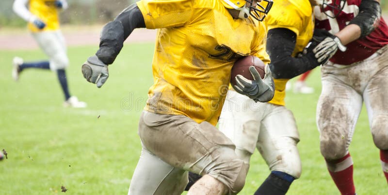 Amerikanisches Fußballspiel stockbilder Amerikanisches Fußballspiel stockbilder