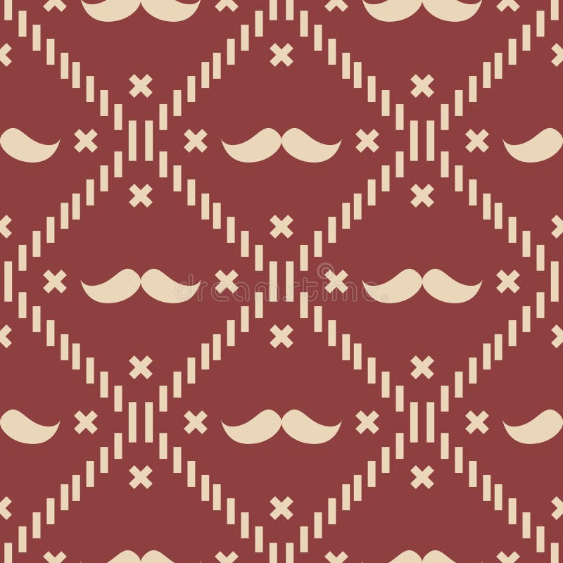 Amerikanisches Hippie-Schnurrbart-Schottenstoff-Plaid und Argyle Vector Patterns in patriotischem Rotem, weiß und blau Juli 4. od lizenzfreie abbildung Amerikanisches Hippie-Schnurrbart-Schottenstoff-Plaid und Argyle Vector Patterns in patriotischem Rotem, weiß und blau Juli 4. od lizenzfreie abbildung