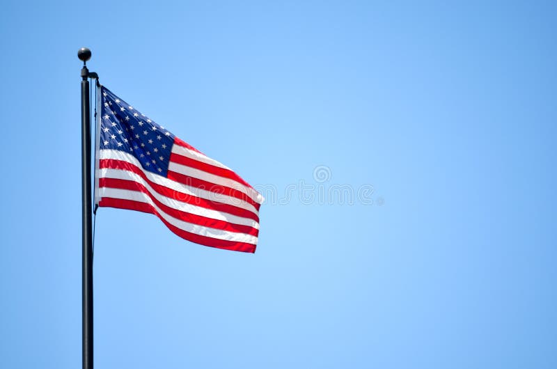 Amerykanin USA flaga fotografia stock Amerykanin USA flaga fotografia stock