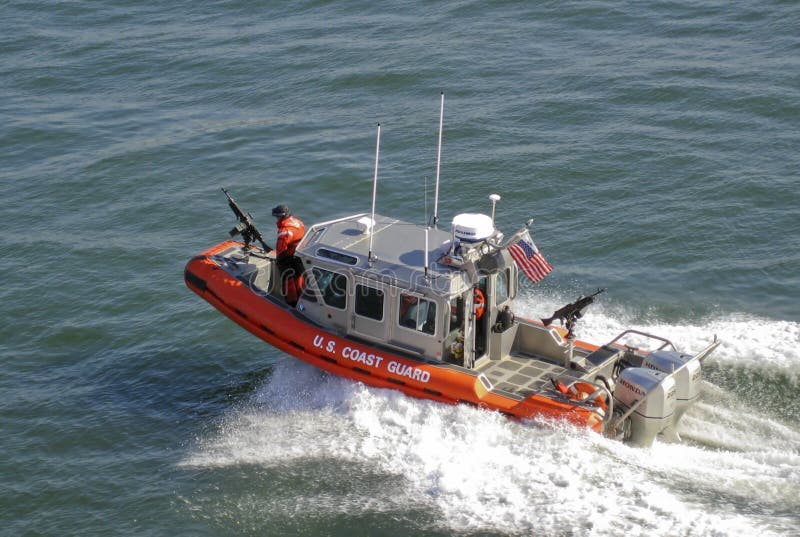 Amerykański statek Straży Wybrzeżnej fotografia royalty free