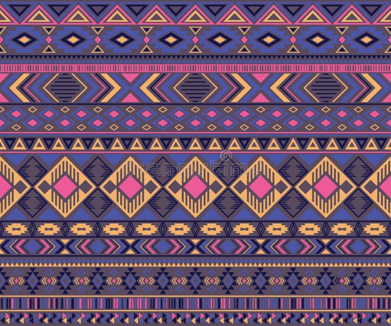 Amerykańsko-indiański deseniowych plemiennych etnicznych motywów geometryczny wektorowy tło ilustracji Amerykańsko-indiański deseniowych plemiennych etnicznych motywów geometryczny wektorowy tło ilustracji