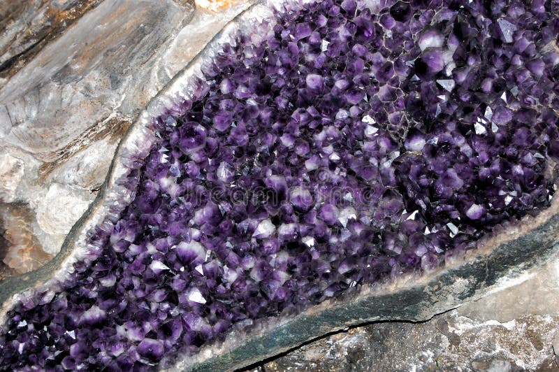 Amethyst druze stock photography Amethyst druze stock photography