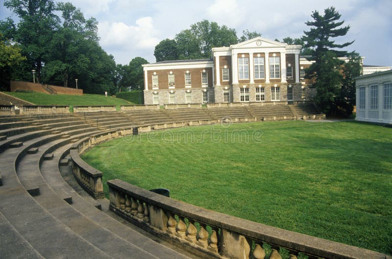 Amfiteater på universitetet av Virginia, Charlottesville, VA