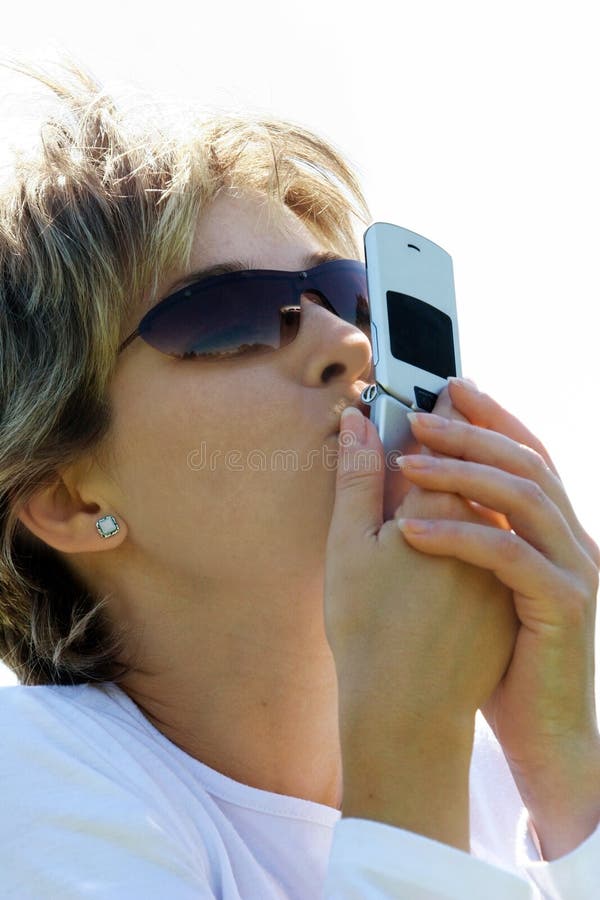 Ami il mio telefono! immagini stock Ami il mio telefono! immagini stock