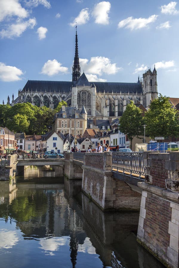 Amiens domkyrka - Frankrike arkivbilder Amiens domkyrka - Frankrike arkivbilder