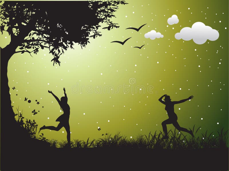 Amigo ilustração do vetor