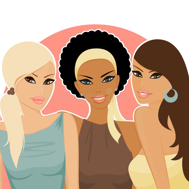 Amis illustration libre de droits Amis illustration libre de droits