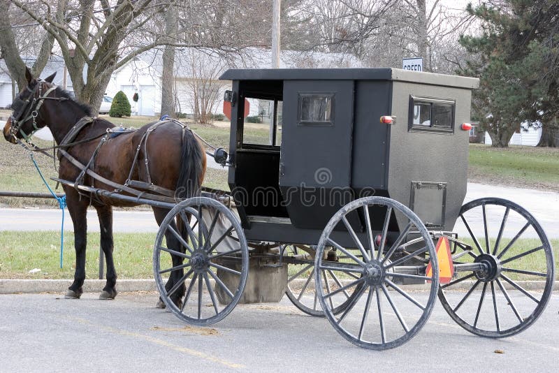 Download Amish διάστημα χώρων στάθμευση&sig Στοκ Εικόνα - εικόνα από φορείς, συντηρητικός: 53943