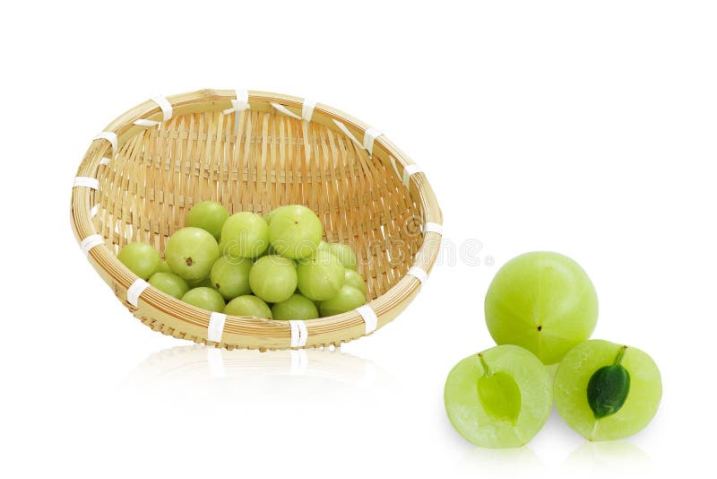 Amla-Grünfrucht, ndian Stachelbeere stockbild Amla-Grünfrucht, ndian Stachelbeere stockbild