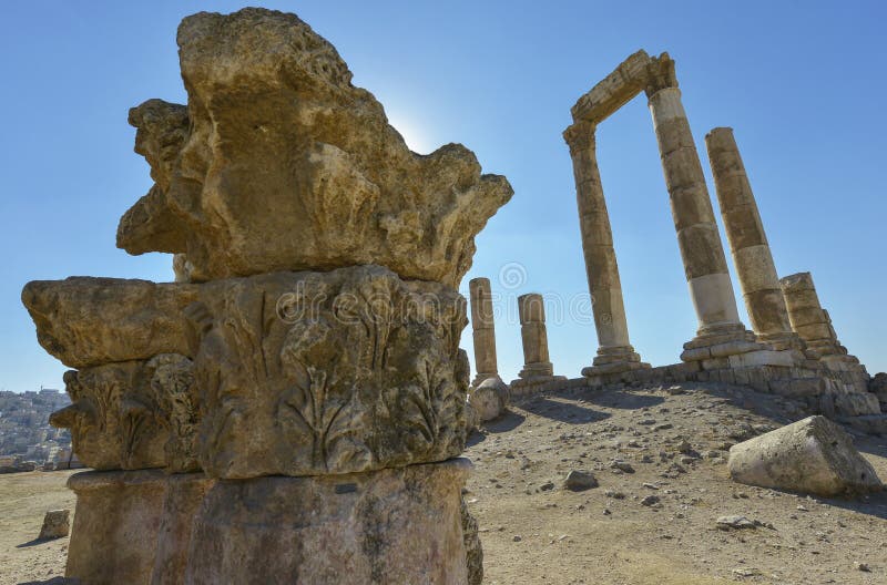 Amman in Jordan stock photo. Image of amman, citadel 85716908