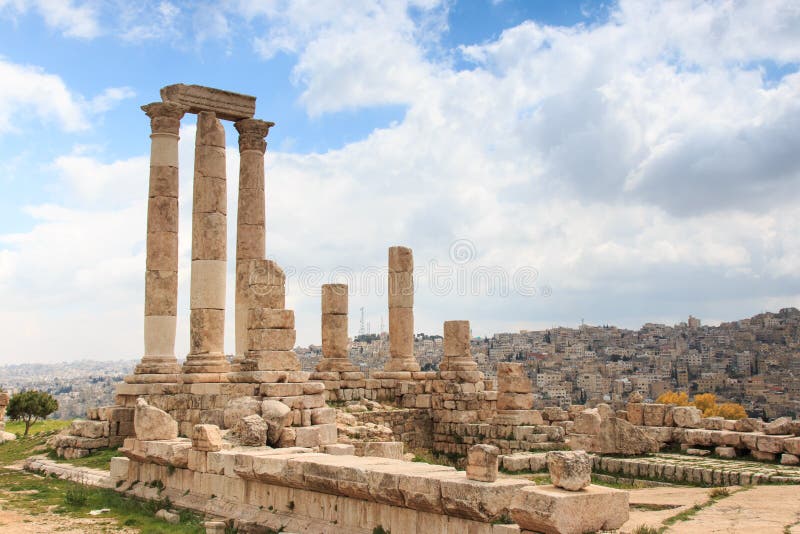 Amman-Zitadellenruinen in Jordanien