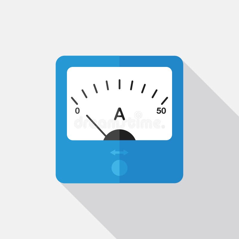Ammeter Vector Element stock vector. Illustration of analog 98594961