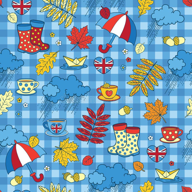 Amo il tempo del tè e di Londra Progettazione per fondo e la carta da parati royalty illustrazione gratis Amo il tempo del tè e di Londra Progettazione per fondo e la carta da parati royalty illustrazione gratis