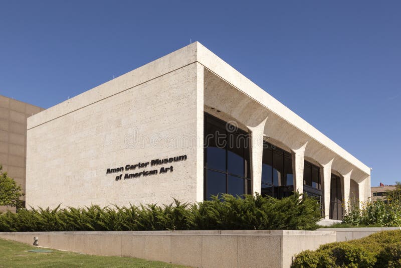 Amon Carter Museum di arte americana a Fort Worth fotografia stock Amon Carter Museum di arte americana a Fort Worth fotografia stock
