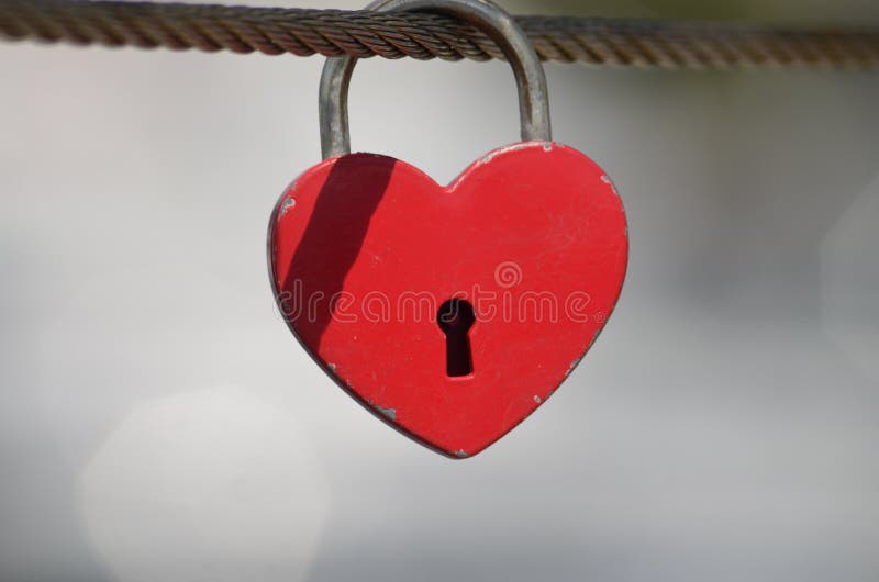 Amor bloqueado imagen de archivo Amor bloqueado imagen de archivo