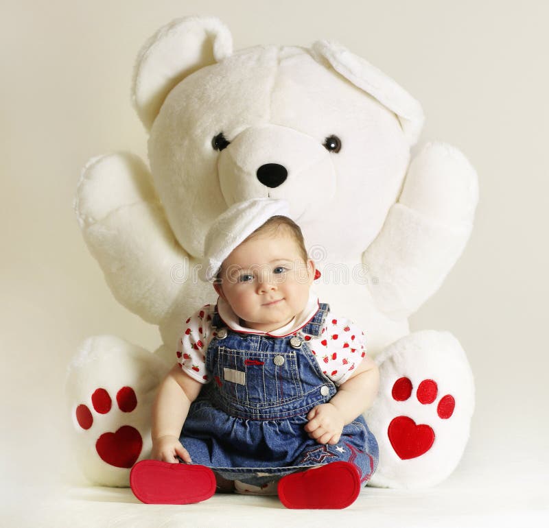 Amor do bebê fotografia de stock
