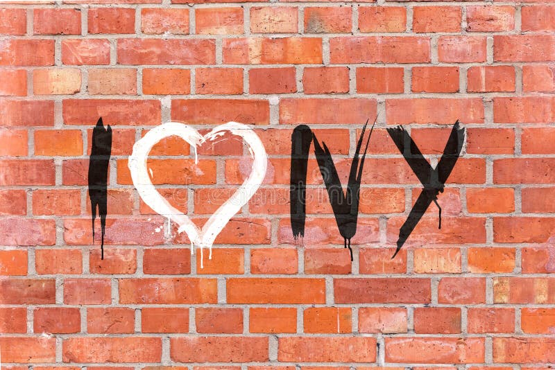 Amor NY“ del „I de la pintada libre illustration Amor NY“ del „I de la pintada libre illustration