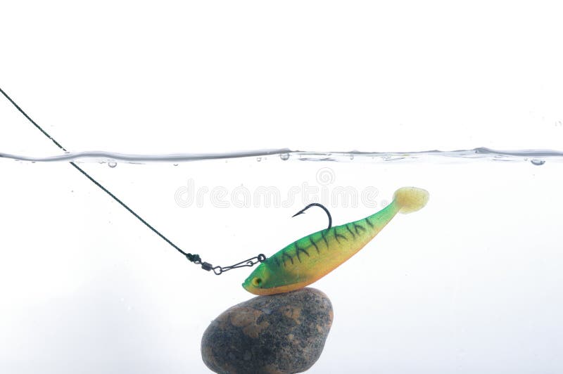 Amorce de pêche à la ligne artificielle images stock Amorce de pêche à la ligne artificielle images stock