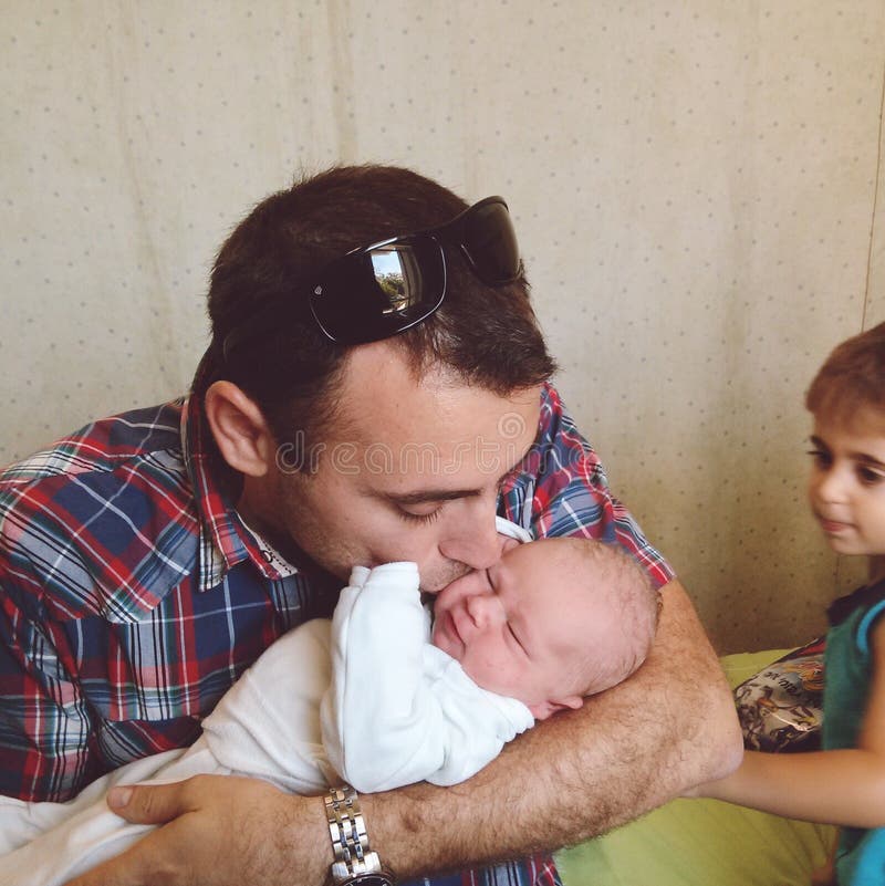 Amore di padre immagine stock Amore di padre immagine stock