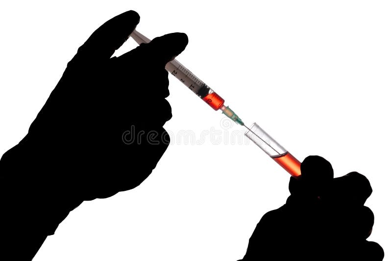 Amostra de sangue imagem de stock royalty free Amostra de sangue imagem de stock royalty free