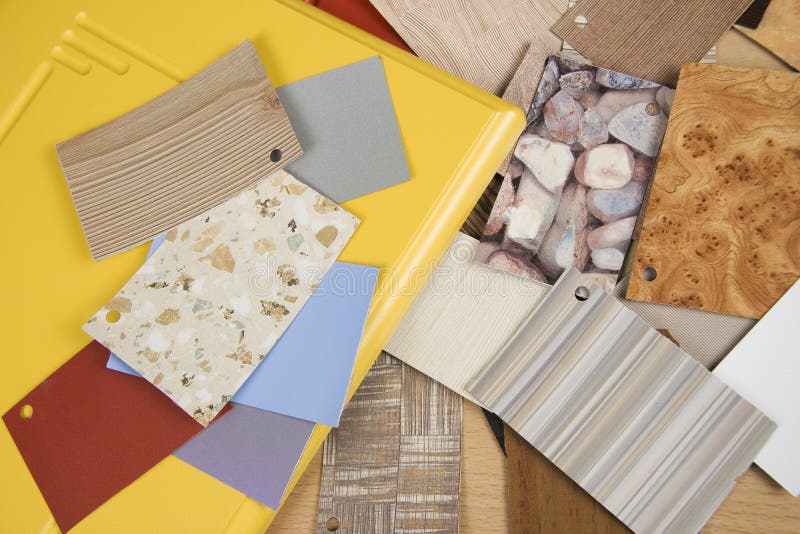 Amostras de várias texturas imagem de stock royalty free
