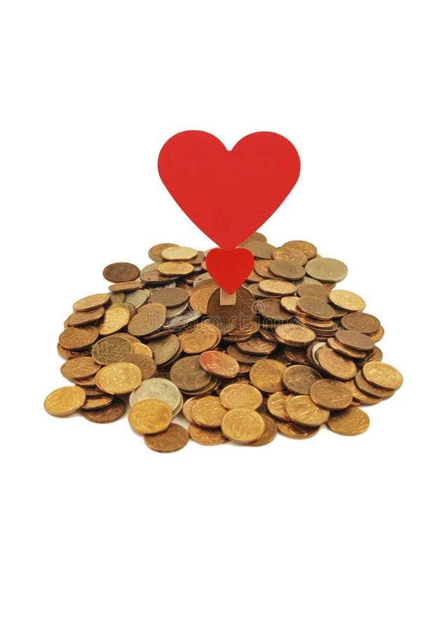 Amour d'argent photos stock Amour d'argent photos stock