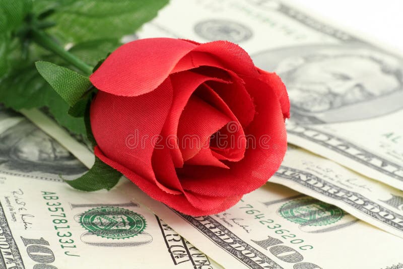 Amour et argent photos stock Amour et argent photos stock
