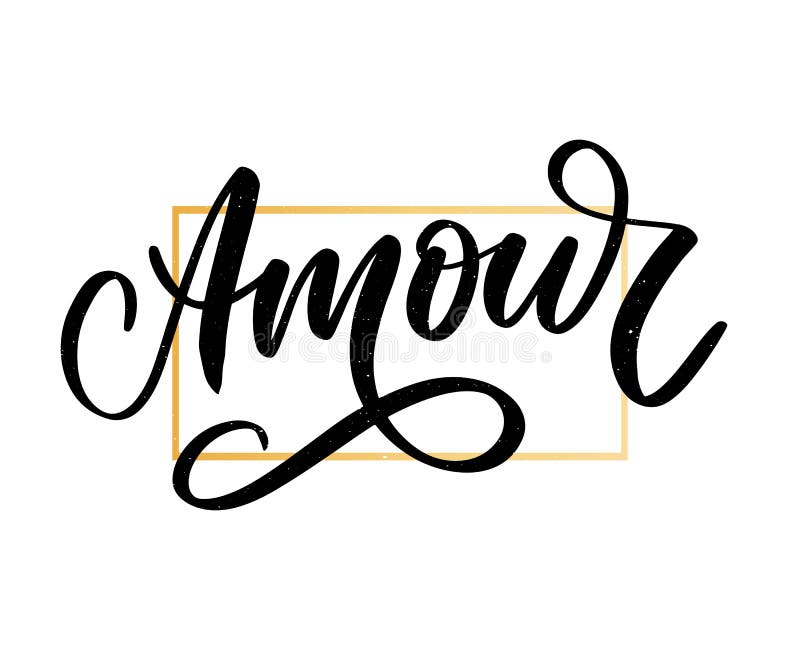 amour Wektorowy r?cznie pisany literowanie z r?ka rysuj?cymi kwiatami E ilustracji amour Wektorowy r?cznie pisany literowanie z r?ka rysuj?cymi kwiatami E ilustracji