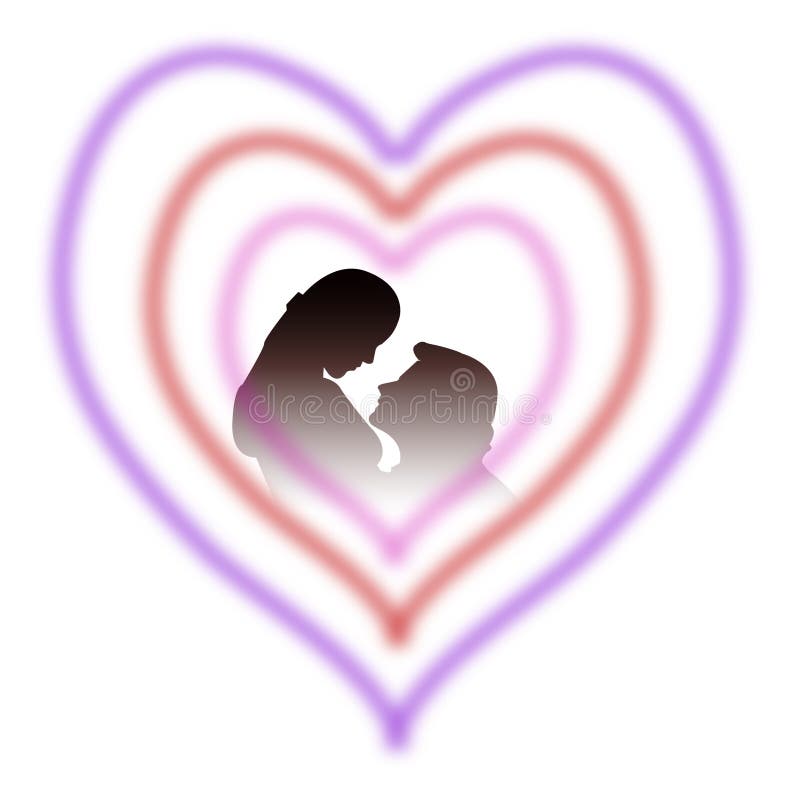 amoureux de coeur illustration de vecteur amoureux de coeur illustration de vecteur