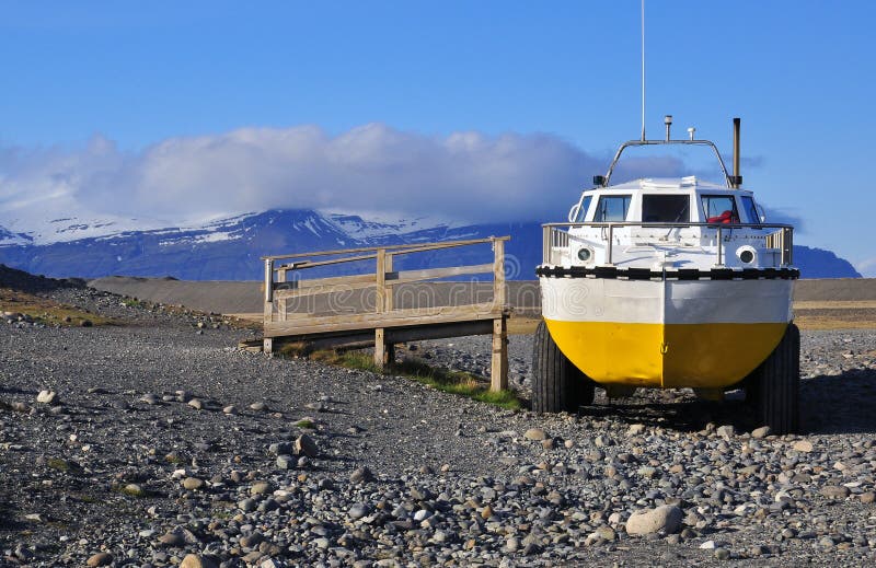 Amphibian Vehicle in Iceland